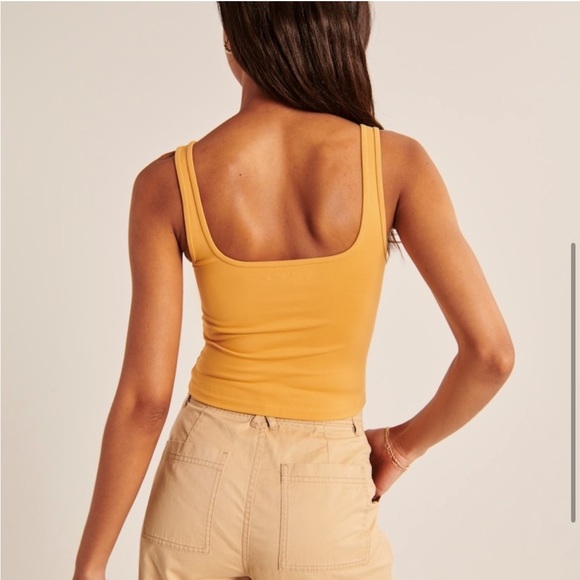 ❌SOLD❌Abercrombie & Fitch | Seamless Fabric Corset Squareneck Tank - Picture 3 of 6
